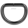 Opry D-Ring - Dark Silver - 20mm