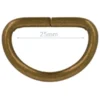 Opry D-Ring - Old Gold - 25mm