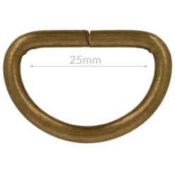 Opry D-Ring - Old Gold - 25mm