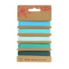 Opry Gekleurd Lint 10mm-Blue/Green