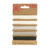 Opry Gekleurd Lint 10mm-White/Grey/ Black