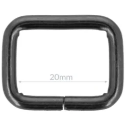Opry Gesp - Dark Silver - 20mm