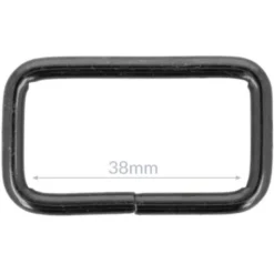 Opry Gesp - Dark Silver - 38mm