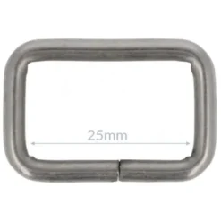 Opry Gesp - Mat Silver - 25mm