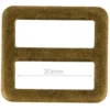 Opry Gesp Plat - Old Gold - 20mm