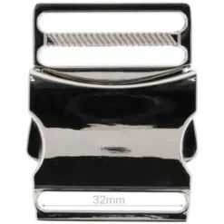 Opry Klikgesp - Nikkel - 32mm