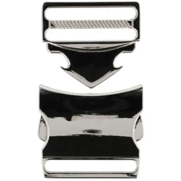 Opry Klikgesp -Silver - 20mm
