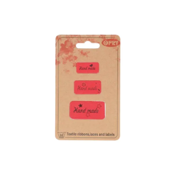 Opry Skai Labels - Handmade - Red