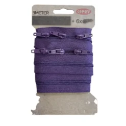 Opry Spiraal Rits 3m - Vintage Purple
