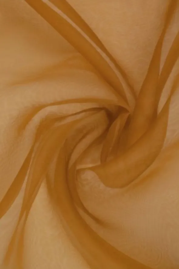 Organza Goud Bruin - 44
