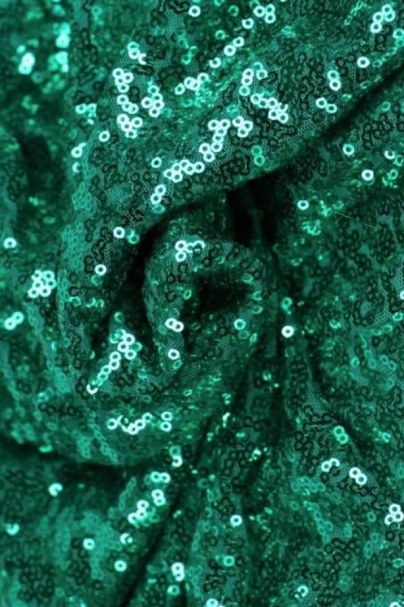 Pailletten Stof - Turquoise