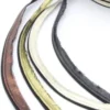 Paspelband Glitter - Zwart/Antraciet