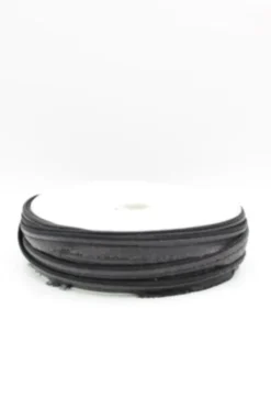 Paspelband Glitter - Zwart/Antraciet