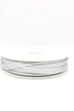 Paspelband Kunstleer - Zilver