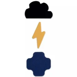 Prym FabPatch Stretch - Lightning/Cloud