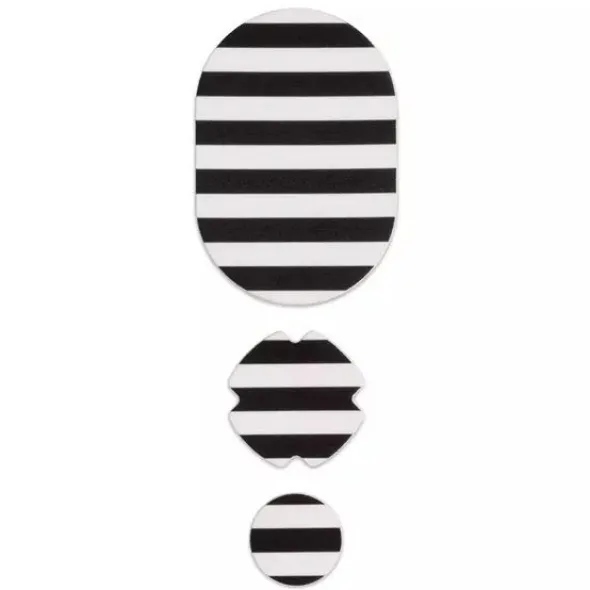 Prym FabPatch Stretch - Stripes Black/White