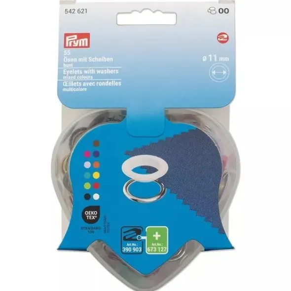 Prym - Gekleurde Nestelringen Assortiment - 11mm