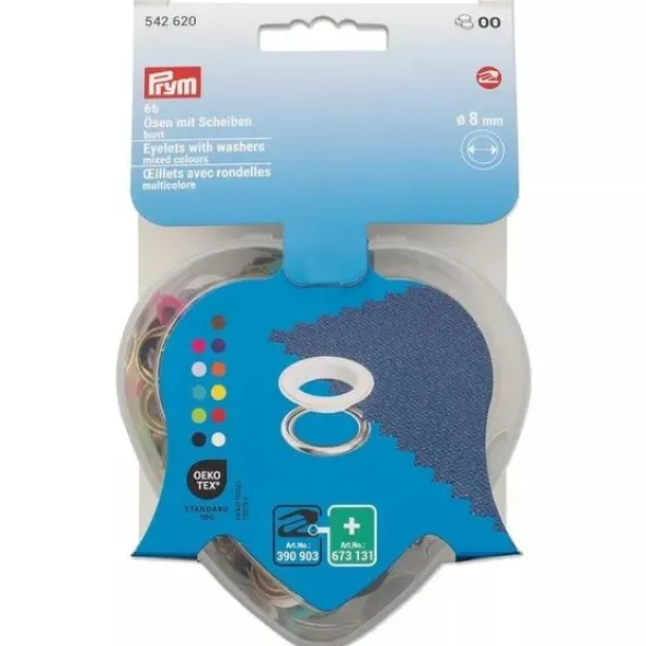 Prym - Gekleurde Nestelringen Assortiment - 8mm