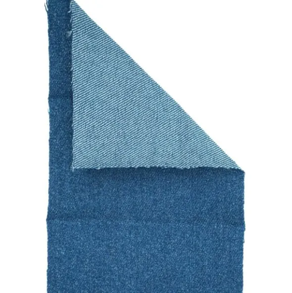 Reparatiedoek Jeans Stretch reverse - blauw - 10 x 16 cm