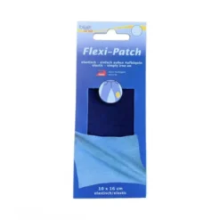 Reparatiedoek Jersey Stretch reverse - Donker Navy - 10 x 16 cm