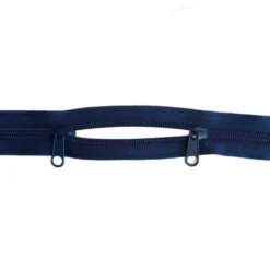 Rits met 2 Schuivers - 100cm - Niet Deelbaar - Navy