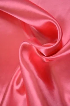 Satijn koraal roze - 50