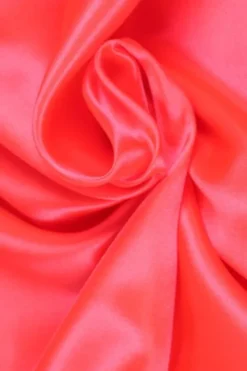 Satijn neon oranje-roze - 18