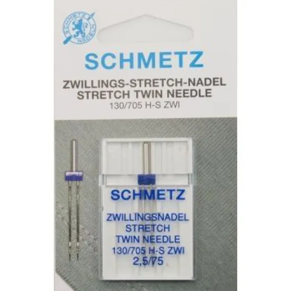 Schmetz Stretch Twin 2.5/75