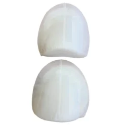 Schoudervulling met Kapje - Wit