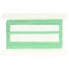 Stonewashed keperband 11mm - Groen