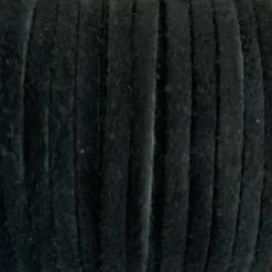 Suede Koord 3mm - Black