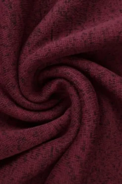 Sweat Melange - Bordeaux/Black
