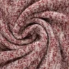 Sweat Melange - Dark Red/White