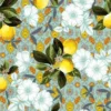 Tafelzeil - Sunny Flowers and Lemons