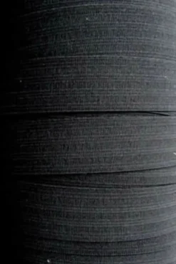 Taille Elastiek 15 mm - Zwart