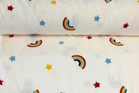 Teddy Badstof - Rainbows on Off White