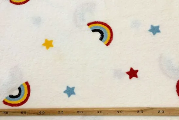 Teddy Badstof - Rainbows on Off White
