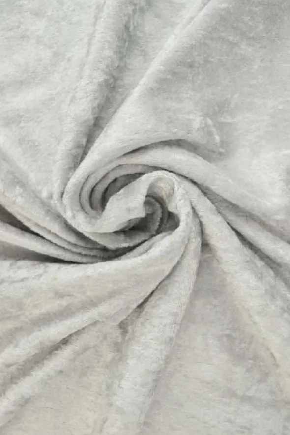 Velours De Panne - Light Grey - 25