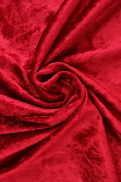 Velours De Panne - Red - 01