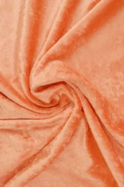 Velours De Panne - Salmon Orange - 10