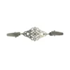 Vest-/Noorse Sluiting - Barok Zilver