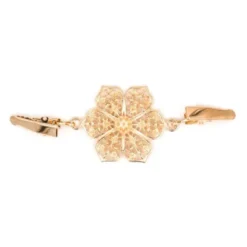 Vest-/Noorse Sluiting - Golden Fancy Flower