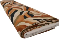Viscose - Artistic Lines - Earth Tones