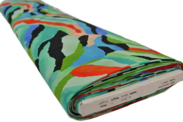 Viscose - Artistic Lines - Spring Vibes