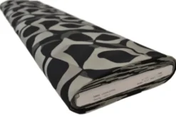 Viscose - Black/Grey Graphic