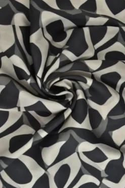 Viscose - Black/Grey Graphic
