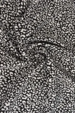 Viscose - Cheetah on Black