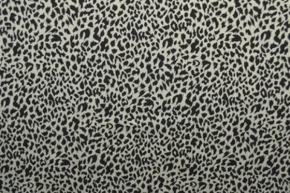 Viscose - Cheetah on Grey