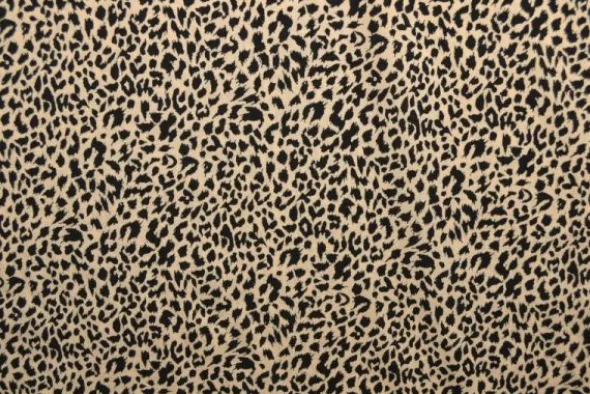 Viscose - Cheetah on Soft Beige