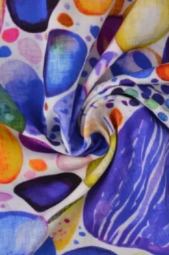 Viscose - Gemstones Purple/Blue